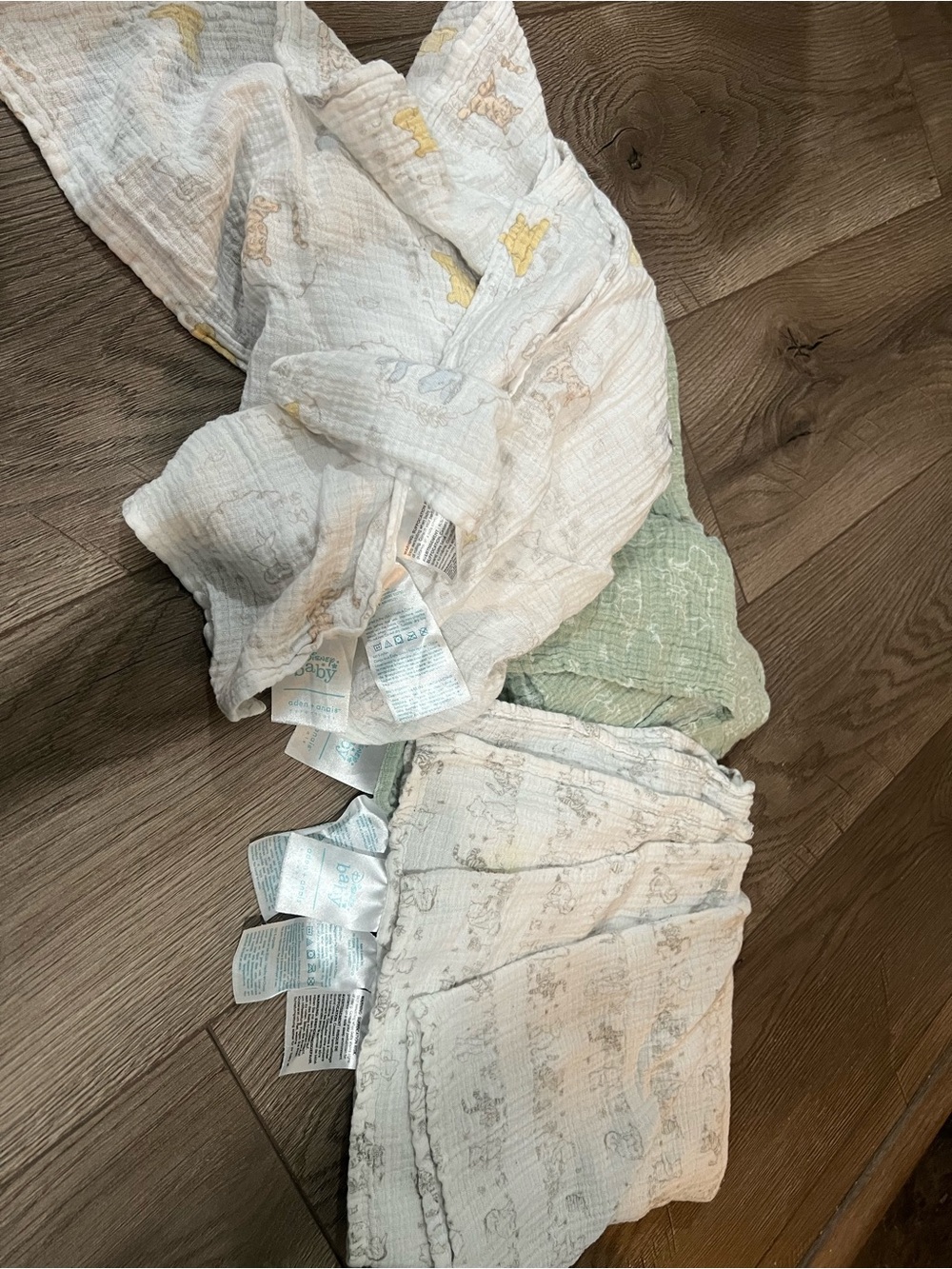 Disney Baby Muslin Swaddles set of 3